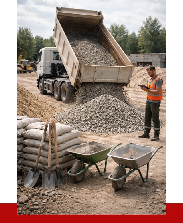 Доставка нерудных материалов в Барабинске от 1219 руб. | ПРОНЕРУДБбн