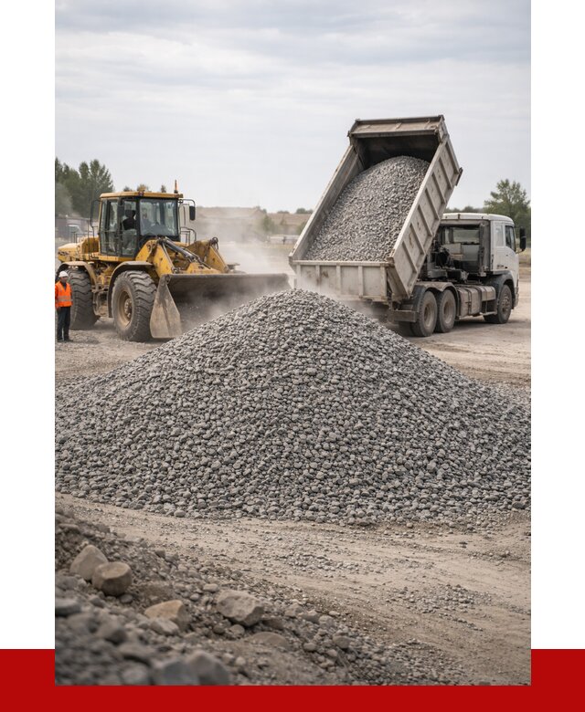 Купить щебень с доставкой в Барабинске от 2539 руб. | ПРОНЕРУДБбн