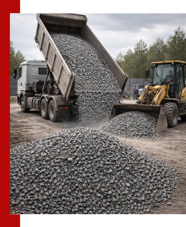Доставка и продажа щебня гранитного в Барабинске