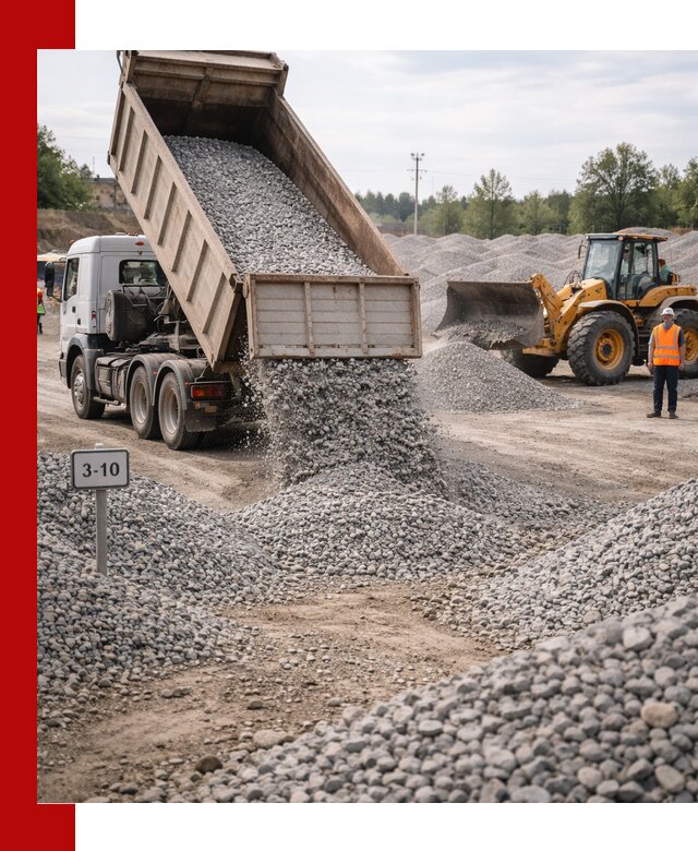 Гранитный щебень фракции 3–10: доставка и продажа в Барабинске