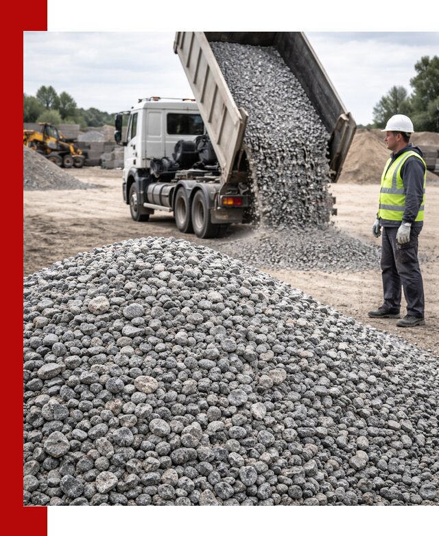 Доставка и продажа гранитного щебня фракции 5-20 в Барабинске