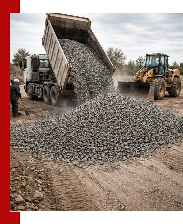 Гранитный щебень фракция 10-20 с доставкой в Барабинске