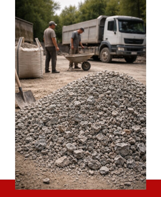 Гранитный щебень фракция 20-40 в Барабинске от 3250 руб. ПРОНЕРУДБбн