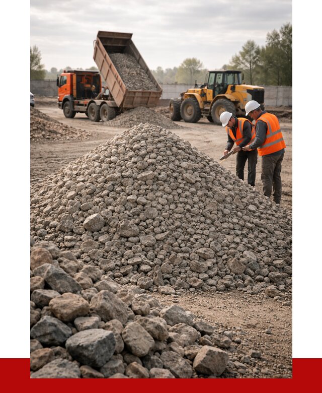 Гранитный щебень фракция 40-70 в Барабинске от 2539 руб ПРОНЕРУДБбн