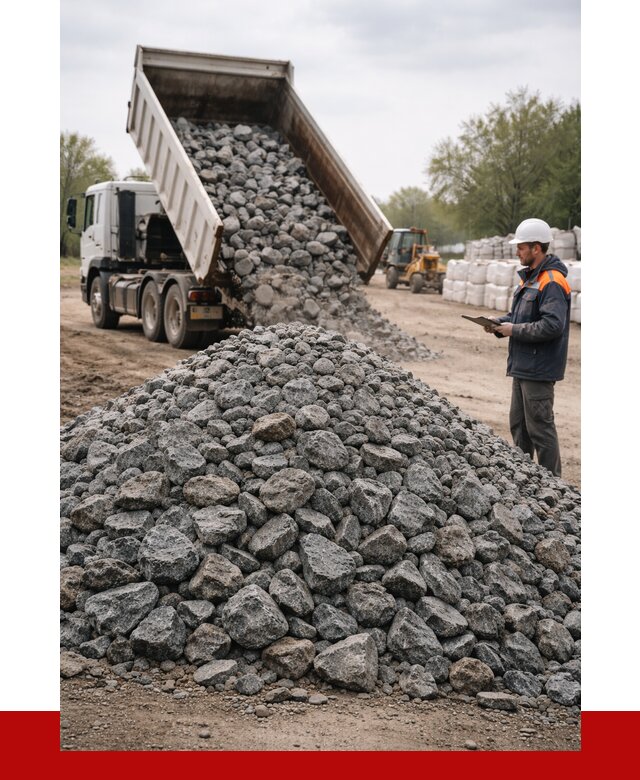 Гранитный щебень фракция 100-200 в Барабинске от 4266 р. ПРОНЕРУДБбн