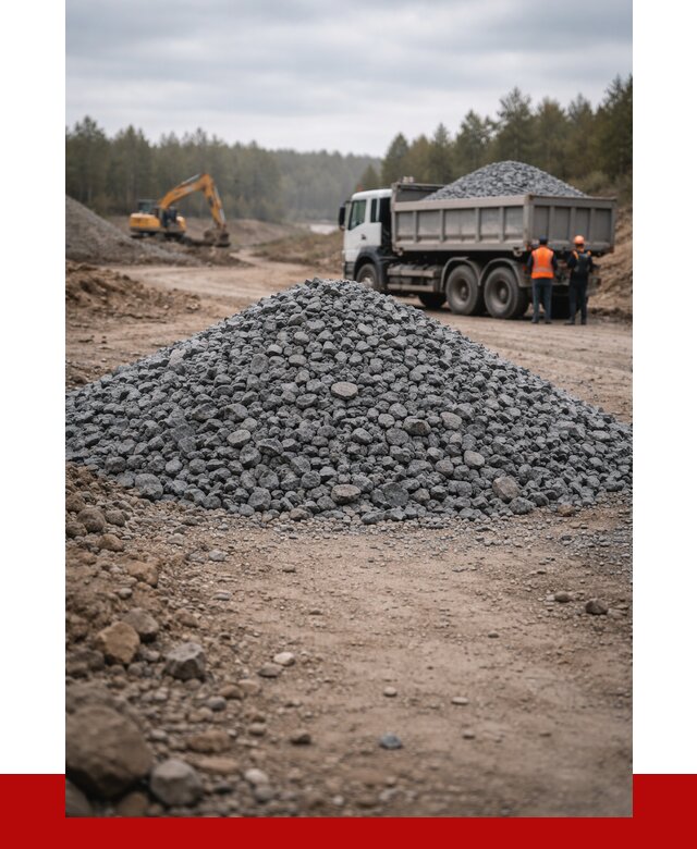 Щебень габбро диабаз фракция 40-70 в Барабинске от 2235 р-ПРОНЕРУДБбн