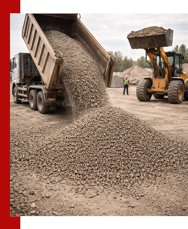 Гравийный щебень фракция 3–10 с доставкой в Барабинске