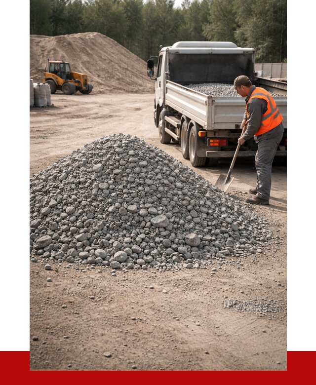 Гравийный щебень фракция 5-10 в Барабинске от 2235 р. | ПРОНЕРУДБбн