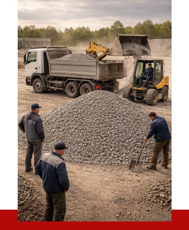 Гравийный щебень фракция 5-20 в Барабинске от 2438 р. ПРОНЕРУДБбн