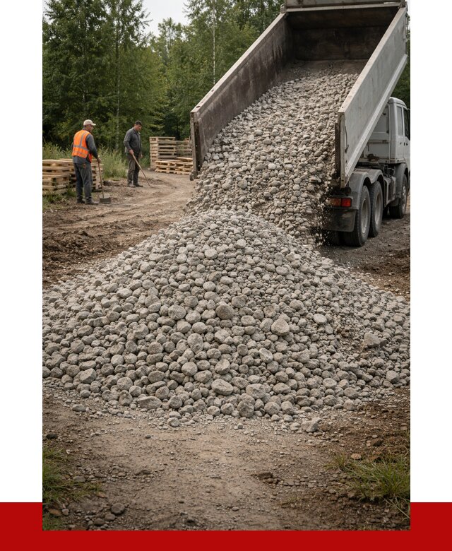 гравийный щебень фракция 70-120 в Барабинске от 2488 р. ПРОНЕРУДБбн