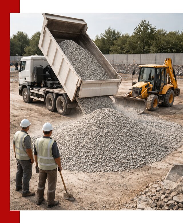 Купить известняковый щебень фракции 5–10 мм с доставкой в Барабинске