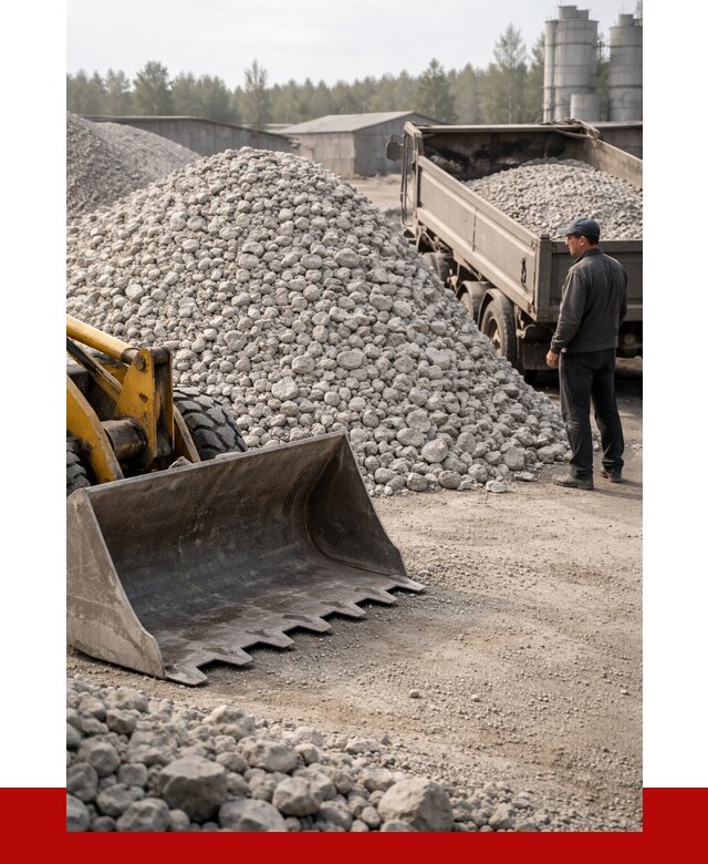 Известняковый щебень фракция 40-70 в Барабинске от 4266 р. | ПРОНЕРУДБбн