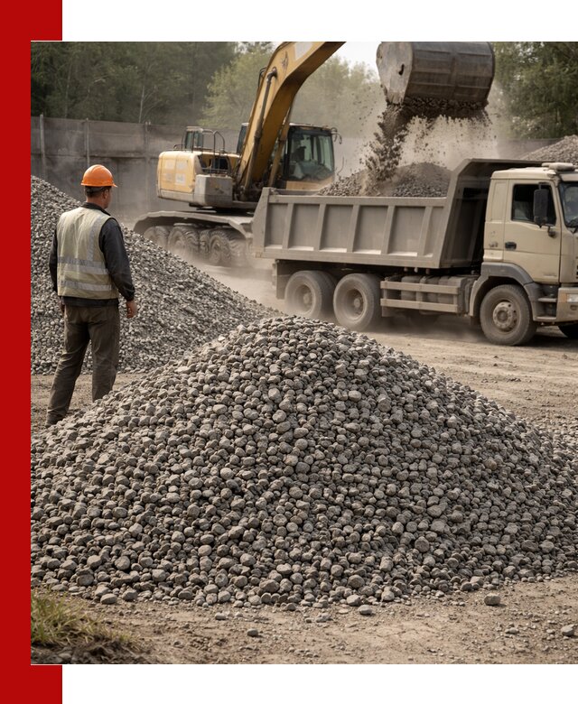 Шлаковый щебень фракция 5-20 с доставкой в Барабинске