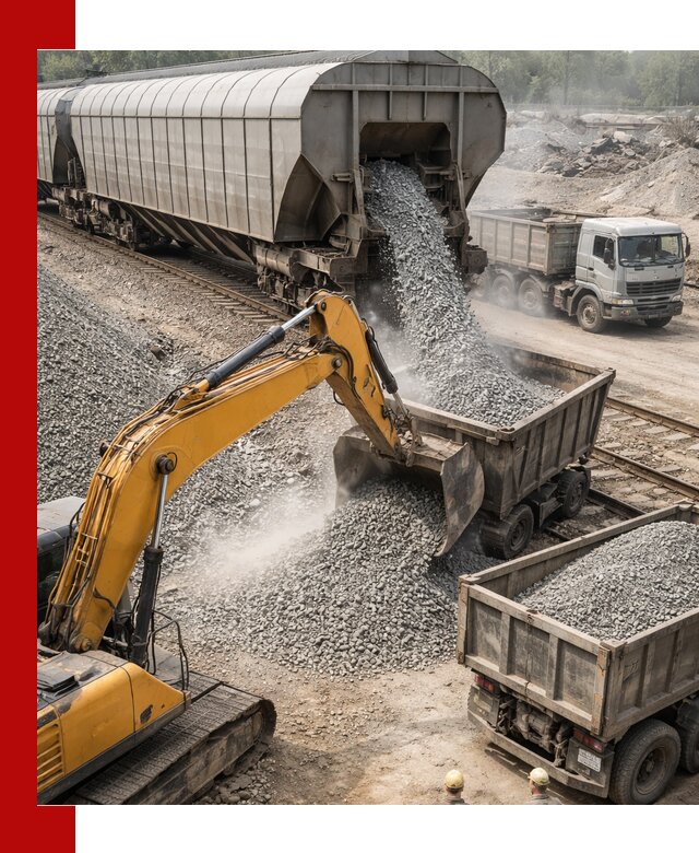 Доставка железнодорожного щебня в Барабинске крупными партиями быстрого отгруза