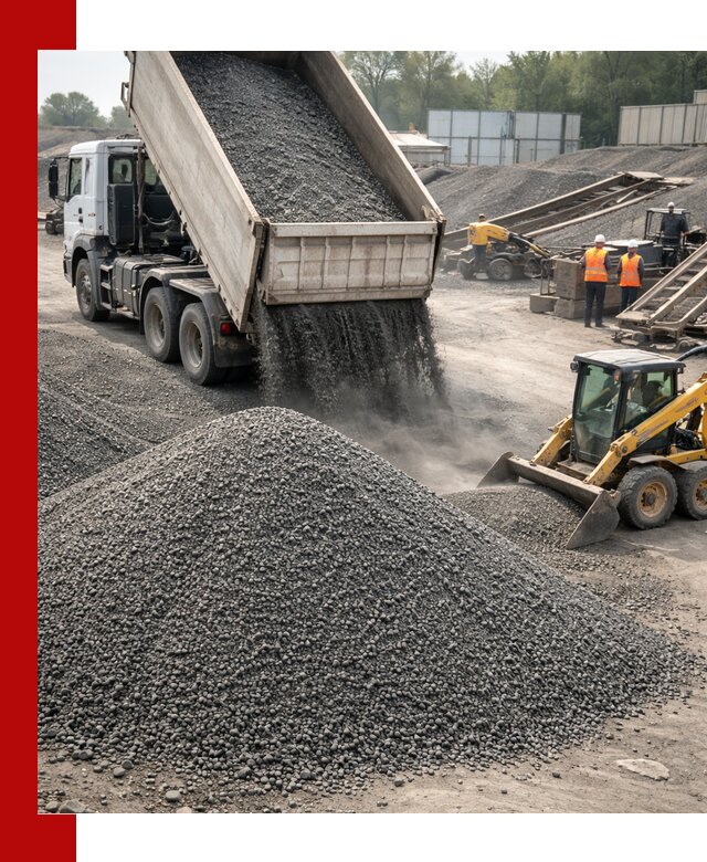 Вторичный щебень фракция 0–5 с доставкой в Барабинске