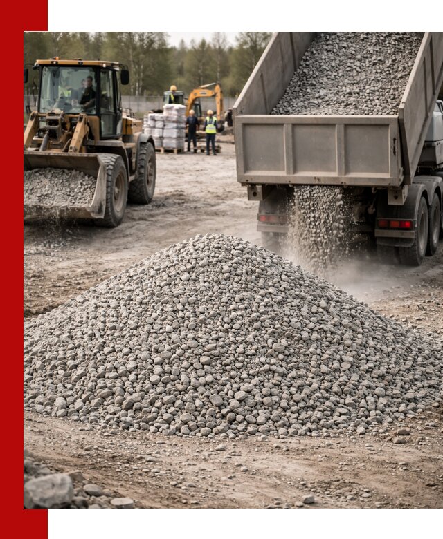 Вторичный щебень фракции 5-20 в Барабинске — доставка и продажа крупнотоннажно