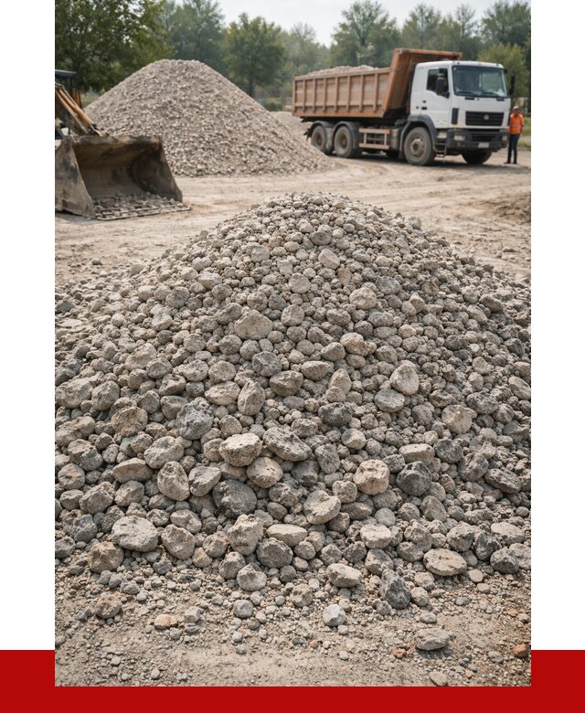 Вторичный щебень фракция 20-40 в Барабинске от 2235 р ПРОНЕРУДБбн