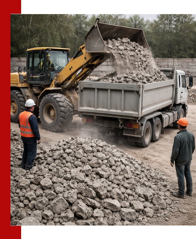 Вторичный щебень фракция 70–150 в Барабинске с доставкой