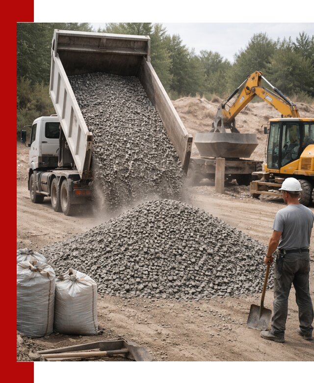 Доставка и продажа бетонного щебня в Барабинске