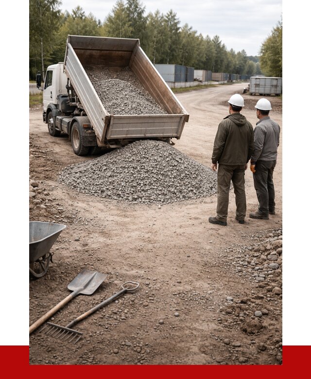 Бетонный щебень фракция 5-20 в Барабинске от 3250 р., ПРОНЕРУДБбн
