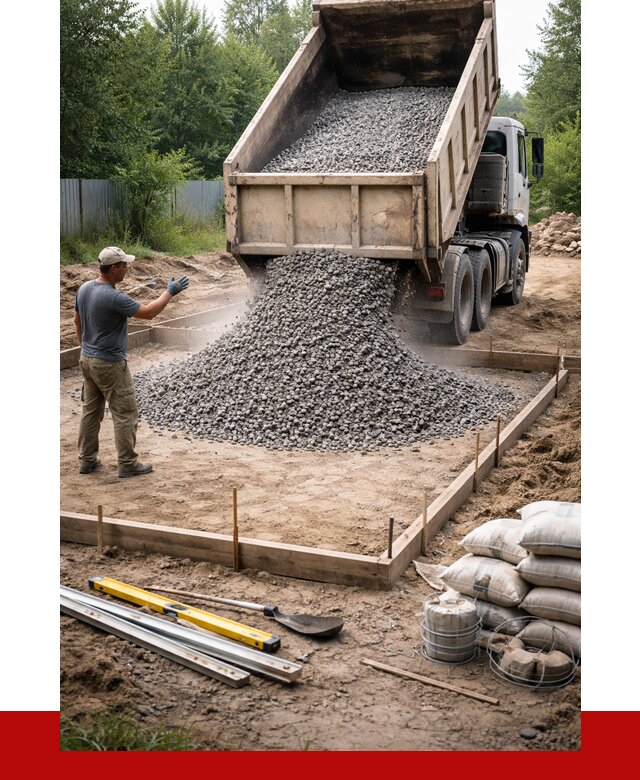 Купить щебень для фундамента в Барабинске от 4571 р. | ПРОНЕРУДБбн