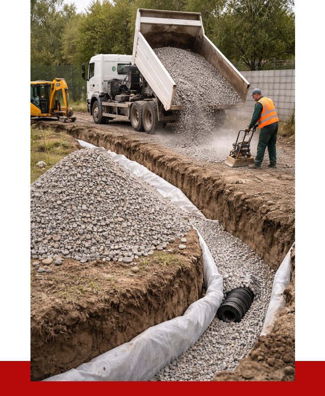 Щебень для дренажа в Барабинске от 1879 р., ПРОНЕРУДБбн доставка