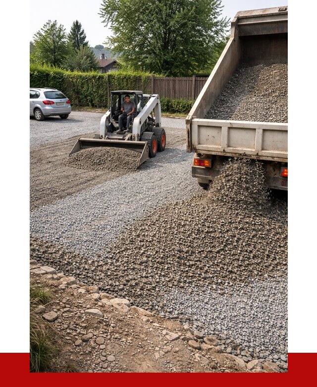 Щебень для парковки в Барабинске с доставкой от 1219 р.| ПРОНЕРУДБбн