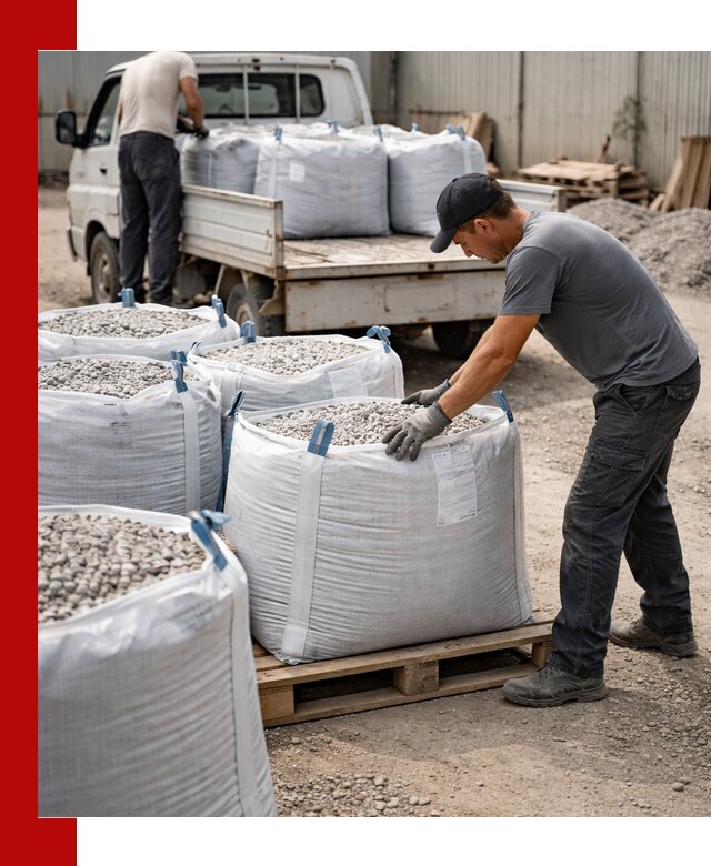 Доставка щебня в мешках по выгодным ценам в Барабинске