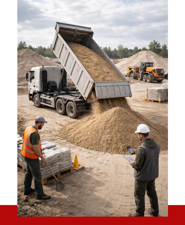 Карьерный песок с доставкой в Барабинске от 3657 р. ПРОНЕРУДБбн