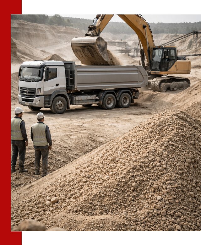 Карьерный крупнозернистый песок с доставкой в Барабинске