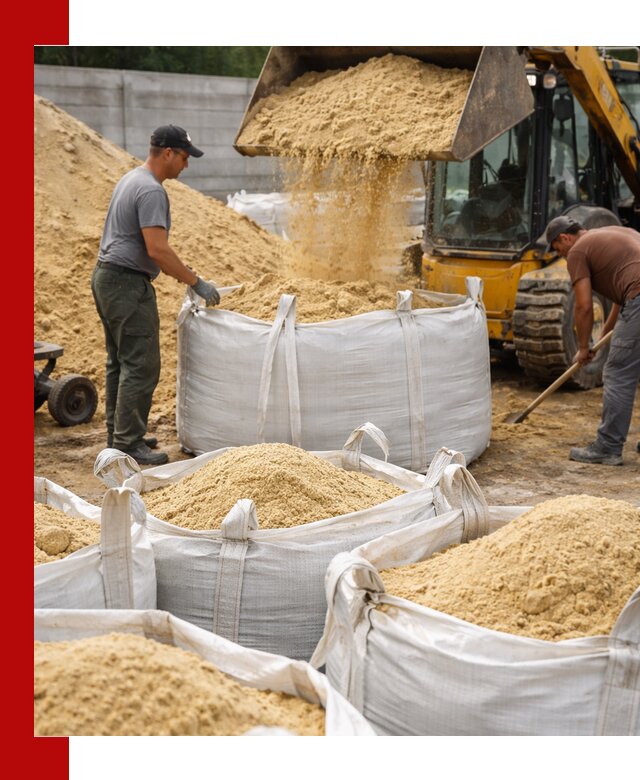 Поставка качественного песка для кладки в Барабинске