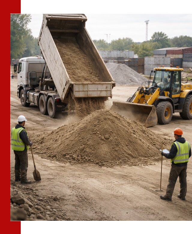 Доставка и продажа пескогрунта оптом и в розницу в Барабинске