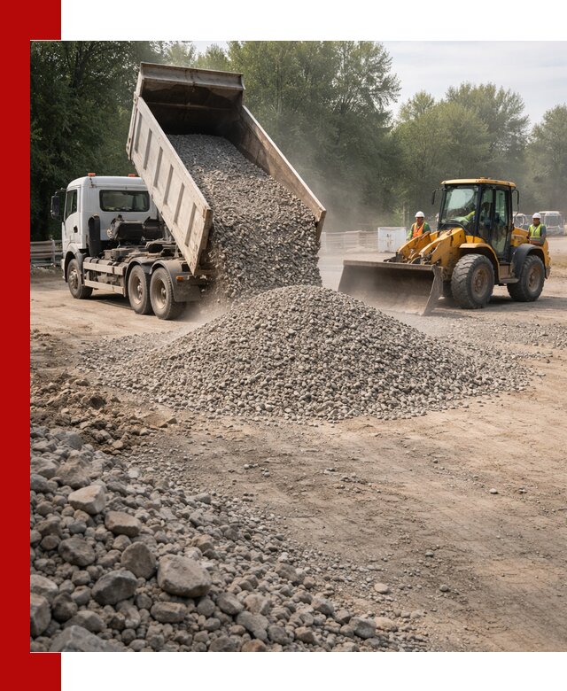 Гравий фракция 5–20 доставка в Барабинске оптом и в розницу