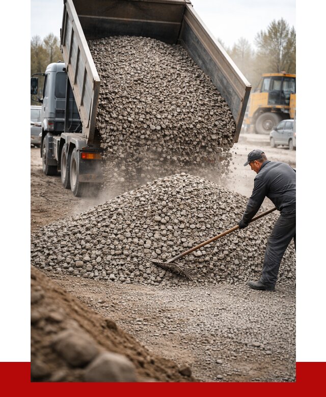 Гравий фракция 20-40 в Барабинске от 2539 р. доставка | ПРОНЕРУДБбн