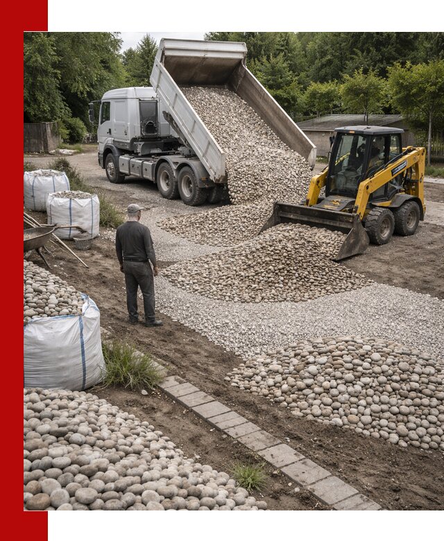 Доставка морской гальки оптом и в розницу в Барабинске