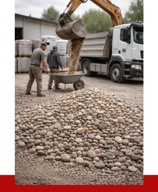 Галька декоративная в Барабинске от 3250 р. за куб | ПРОНЕРУДБбн