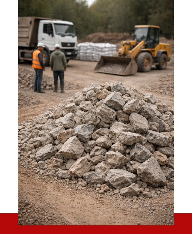 Купить бутовый камень с доставкой в Барабинске от 2336 р. | ПРОНЕРУДБбн