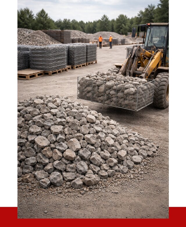 Камень для габионов фракция 70-150 в Барабинске от 4266 р. | ПРОНЕРУДБбн