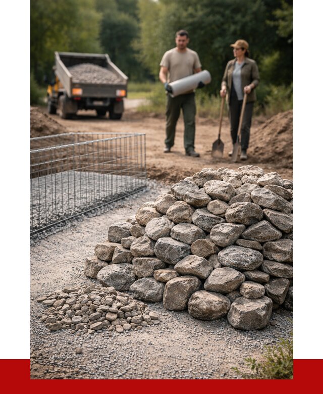 Камень для габионов фракция 100-200 в Барабинске от 4875 р. | ПРОНЕРУДБбн