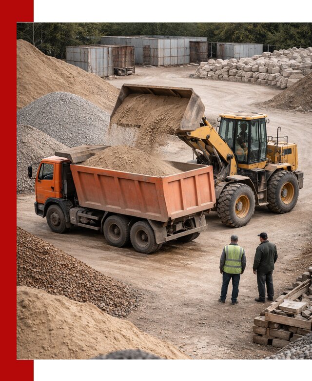 Доставка сыпучих смесей и смесей для стройки в Барабинске