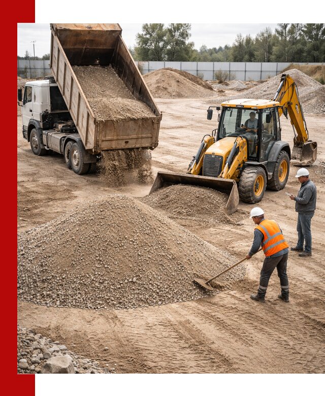 Поставка и доставка ПГС С4 в мешках и самосвалах в Барабинске