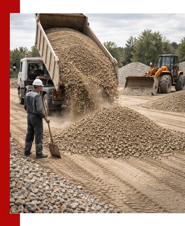 Доставка щпс С3 в Барабинске самосвалами и бортовыми грузовиками