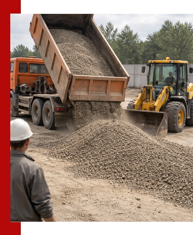 Доставка щпс С8 самосвалами в Барабинске от производителя