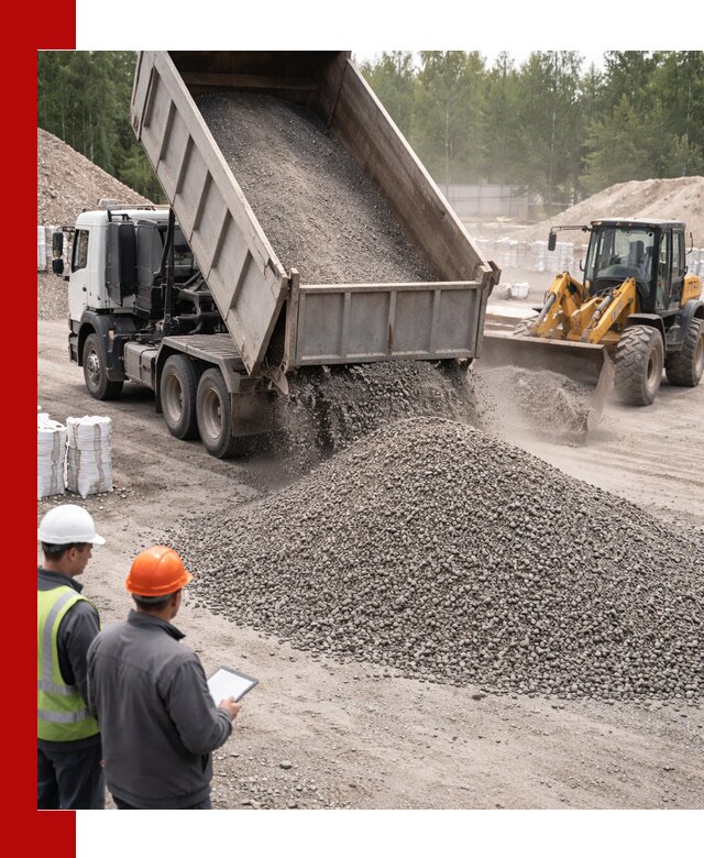 Доставка и продажа гранитного отсева 0-10 в Барабинске