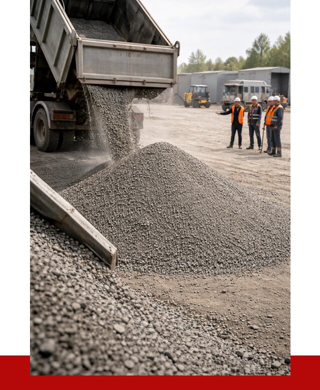 Гравийный отсев 0-5 в Барабинске от 1219 р. с доставкой | ПРОНЕРУДБбн