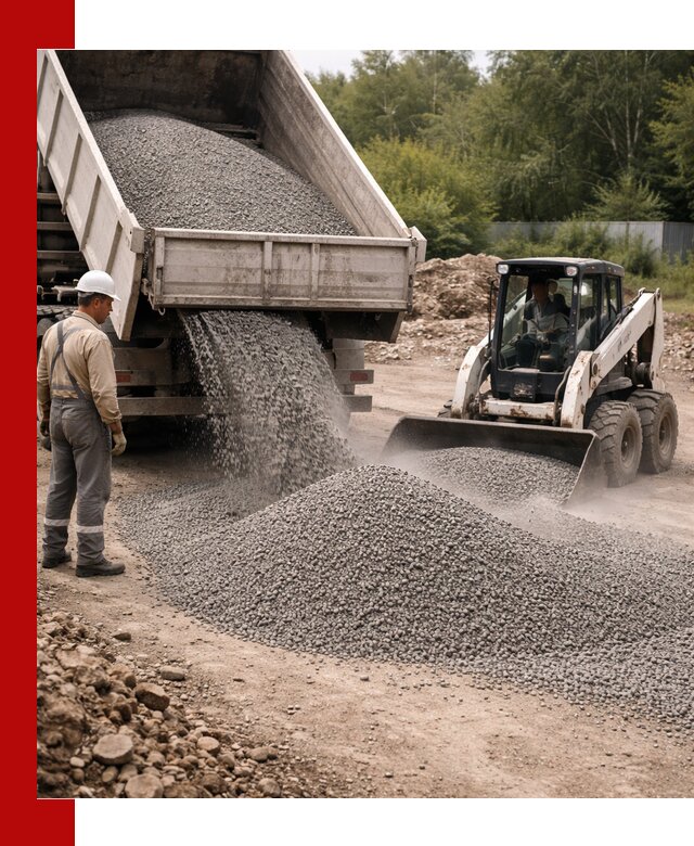 Доставка гравийного отсева 0-5 в Барабинске оптом и в розницу