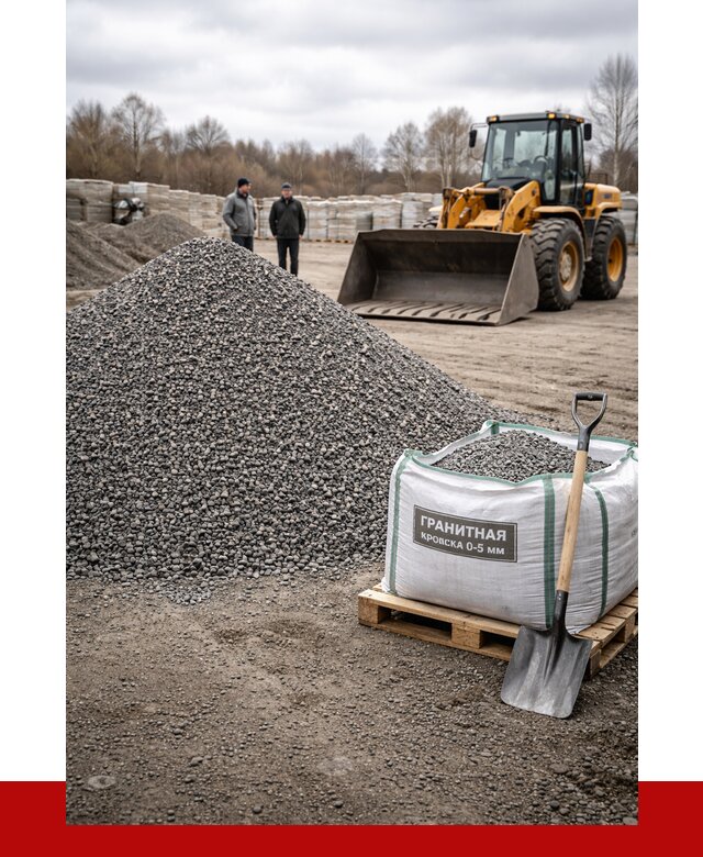 Купить гранитную крошку в Барабинске от 4875 р. с доставкой | ПРОНЕРУДБбн