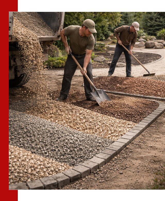 Декоративная крошка для ландшафта в Барабинске — продажа и доставка