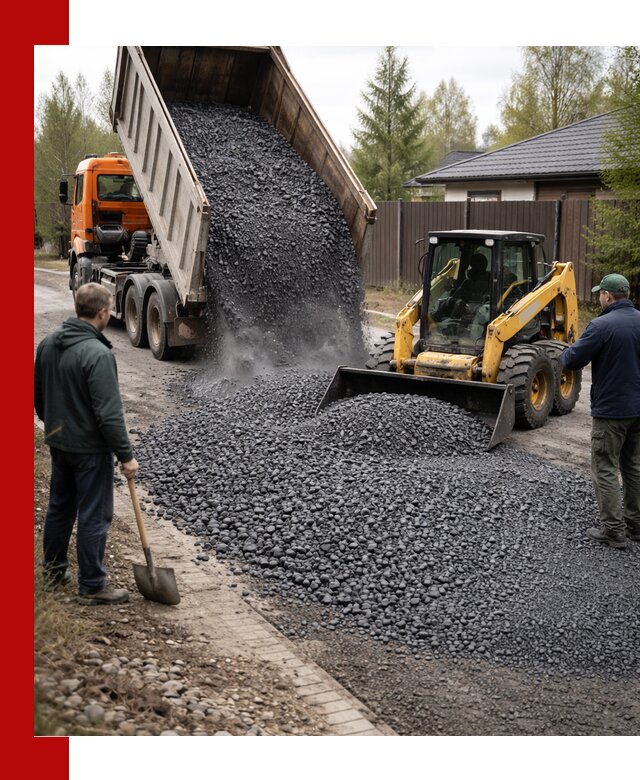 Крошка габбро с доставкой в Барабинске для строительных работ