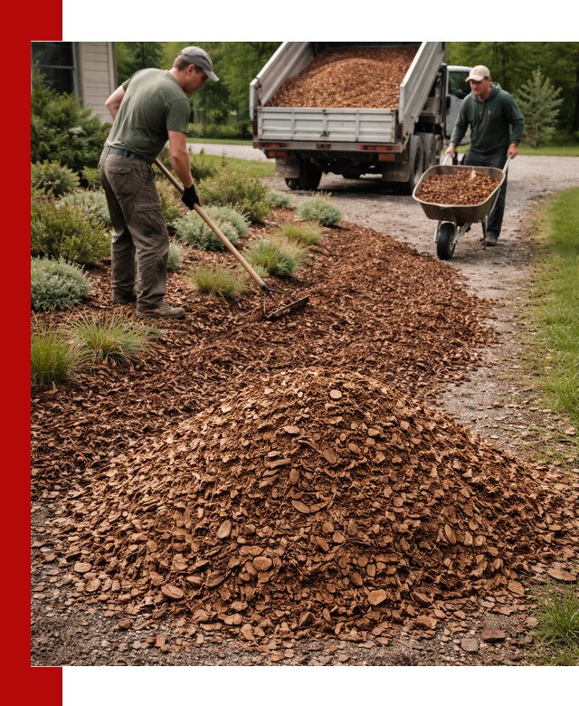 Крошка для мульчирования с доставкой в Барабинске